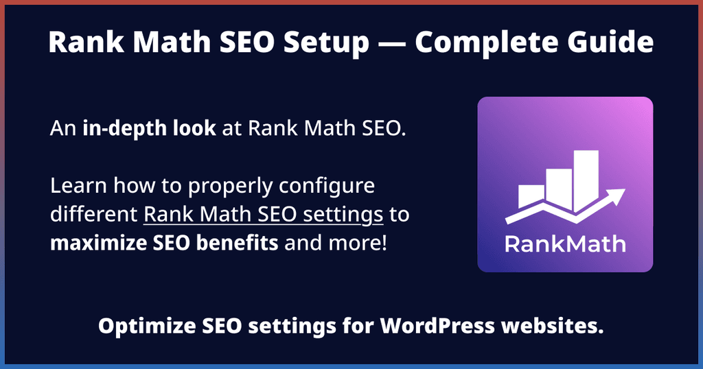 Rank Math SEO Plugin Setup for WordPress (Tutorial)