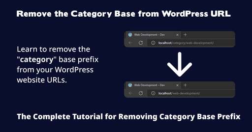 Remove the Category Base from WordPress URL